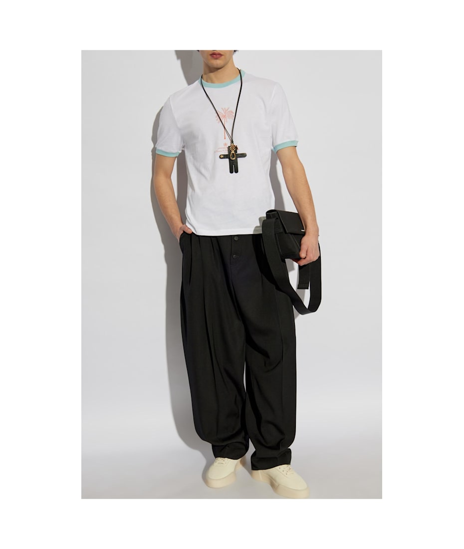 JACQUEMUS ヘスホルミニTシャツ 251JS2052031 040 JACQUEMUS-LE MINI TSHIRT BASEBALL-251JS2052031 040 – Dope