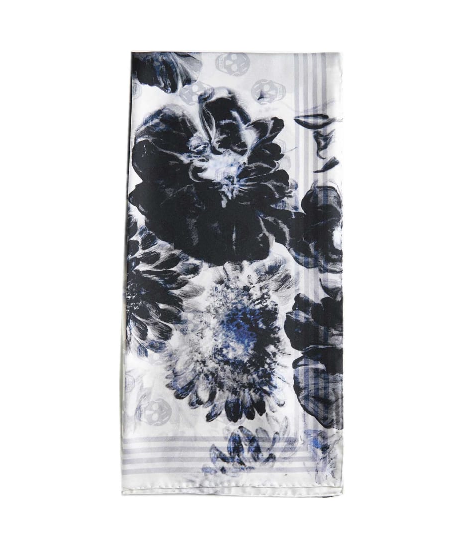 【関税込み】Chiaroscuro Biker Scarf - Alexander McQueen - Tw Alexander McQueen Chiaroscuro Biker Foulard | italist