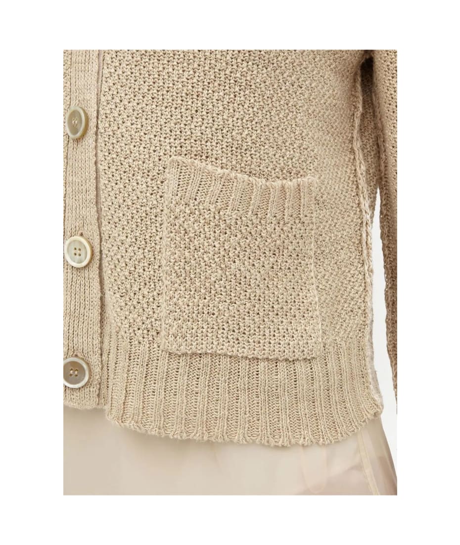 Maison Margiela Hemp Basket Weave Knit Cardigan | italist, ALWAYS