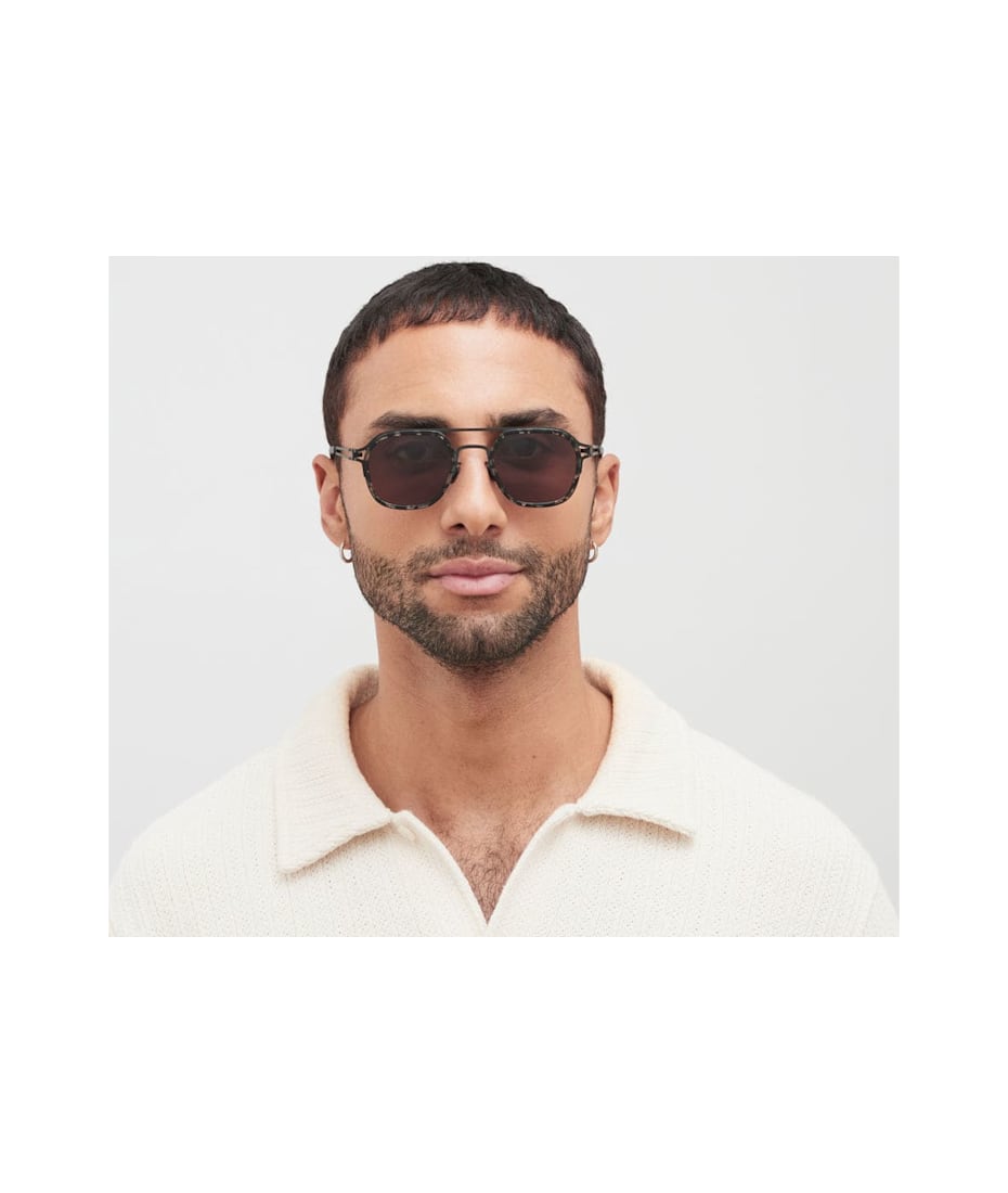 Mykita Leeland - A16 Black / Antigua Brown Sunglasses