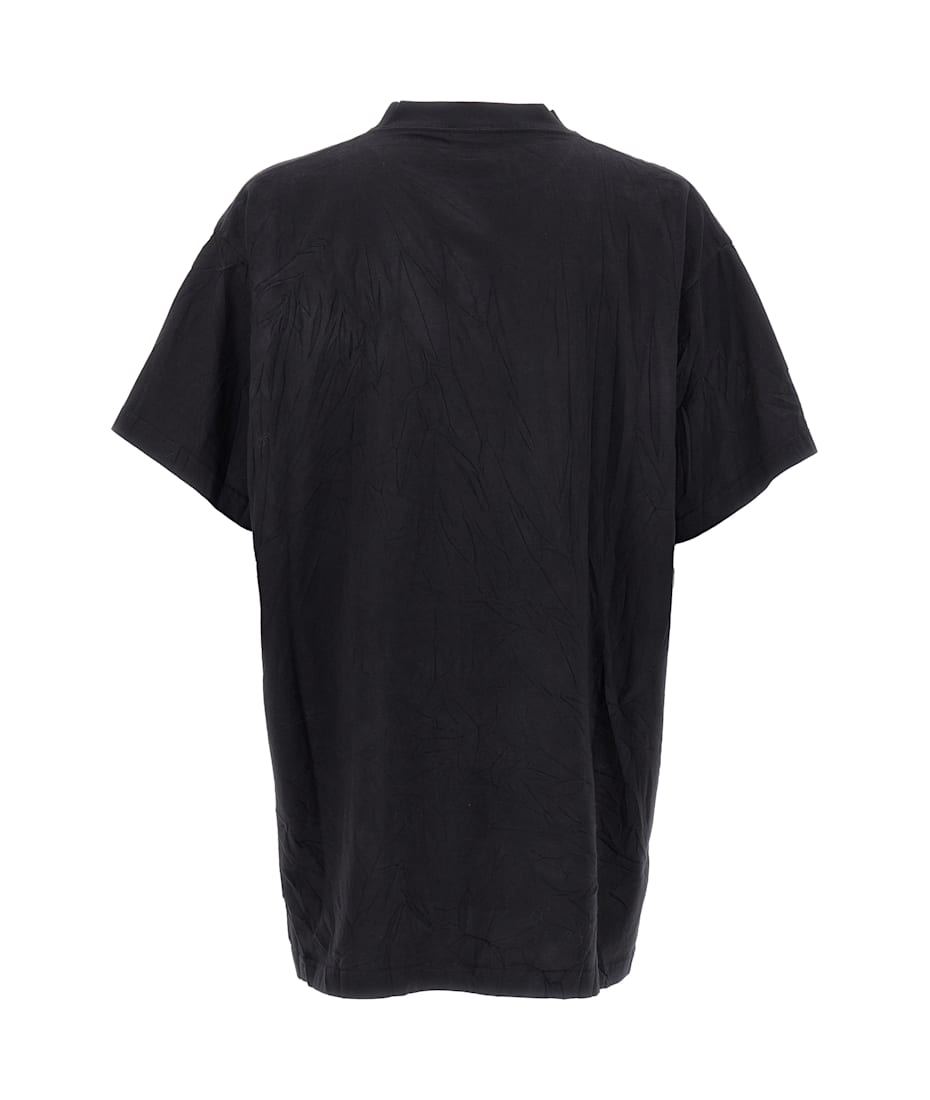 BALENCIAGA KEEP CALM Tシャツ Buy Balenciaga Black Oversized Keep Calm T-shirt in Jersey for