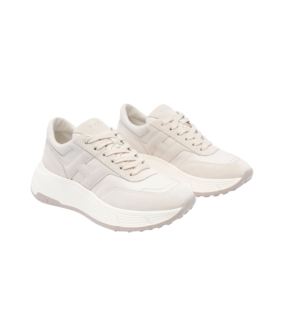 スニーカー HOGAN SS25 Hi-Fi trainers with side H (HXW6690FR30U7G 0001) Sneakers Hogan Hi-Fi GREY, BLACK for Woman