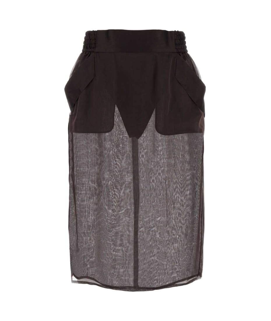 Saint Laurent Silk Skirt | italist