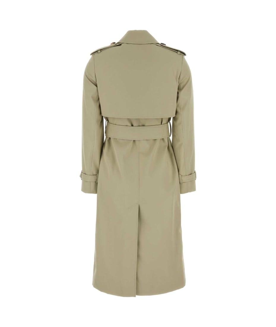 Burberry Beige Polyester Blend Trench Coat italist ALWAYS LIKE A SALE