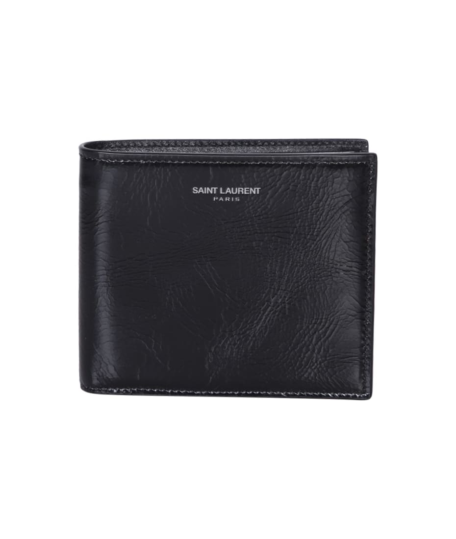 Saint Laurent Lettering Logo Wallet | italist