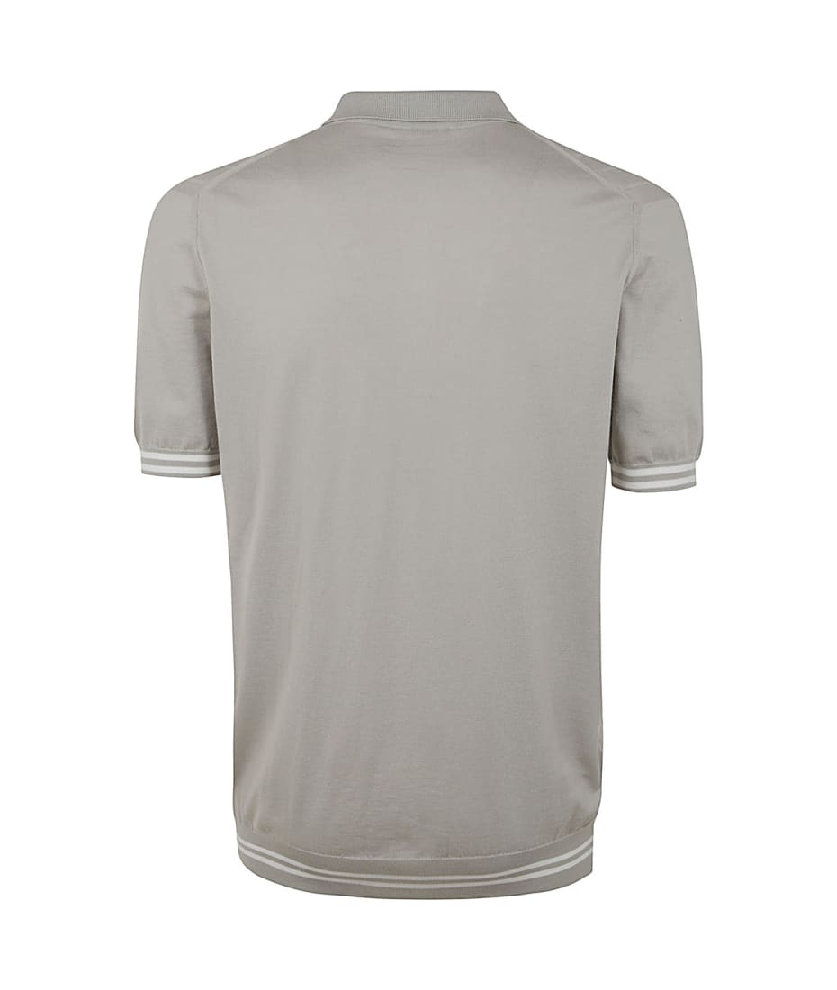 Tシャツ・カットソー Kiton SS24 POLO (UMK1444V102000 WHITE PEARL) Men's luxury T-shirts & Polos | Kiton