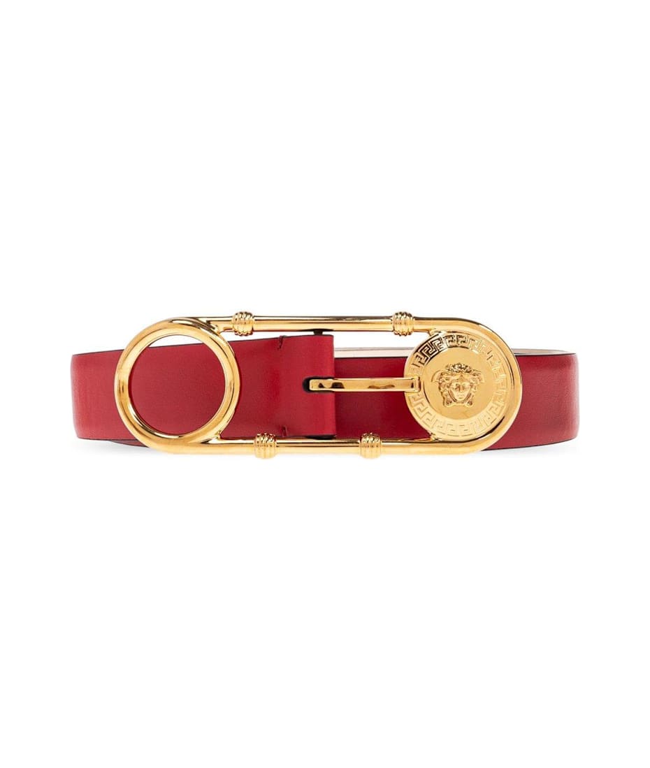 【送料&関税込】Versace Medusa Detailed Safety-pin Belt Versace Medusa Detailed Safety-pin Belt | italist