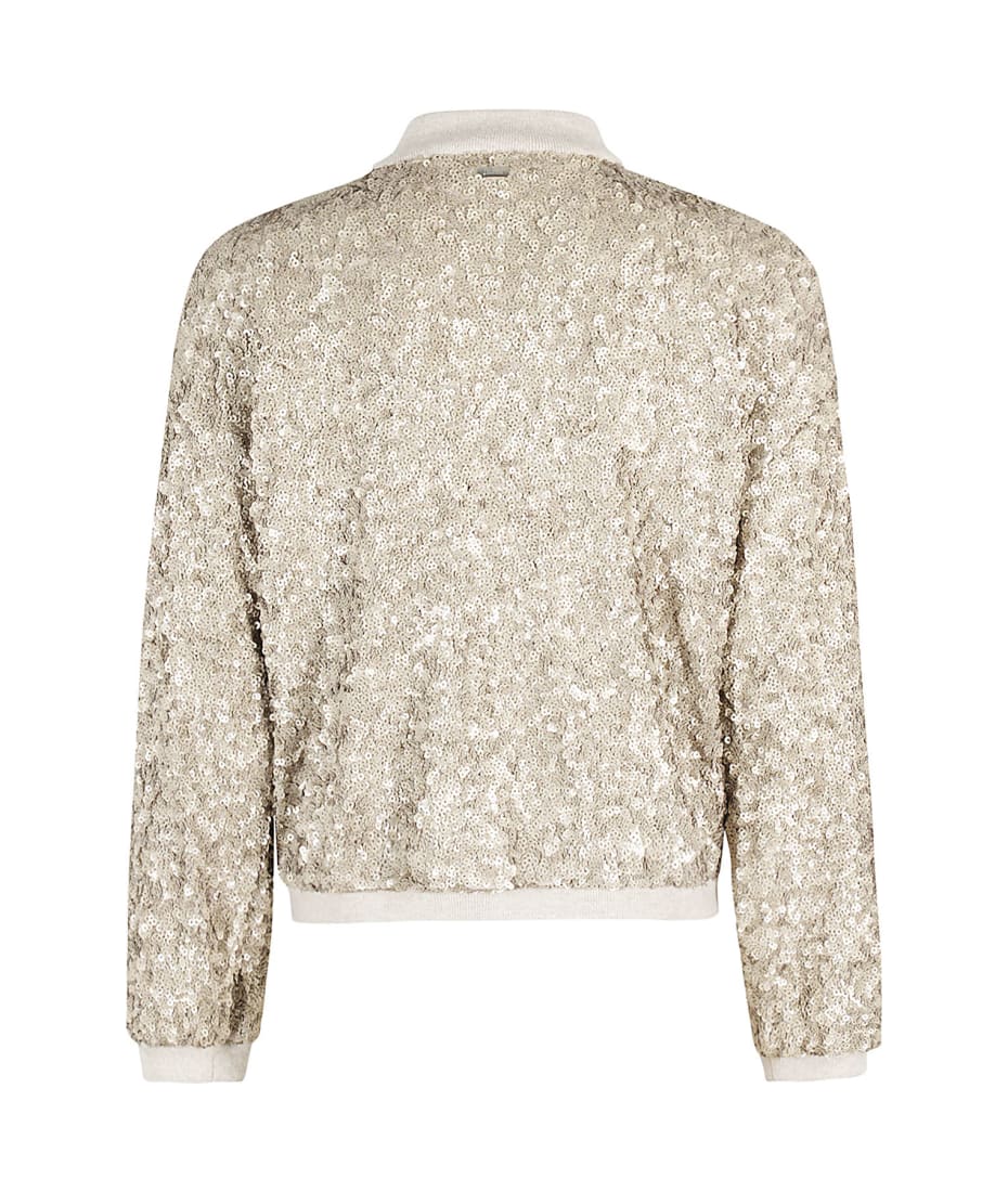 【送料&関税込】Herno Gold Sequin Bomber Herno Gold Sequin Bomber | italist