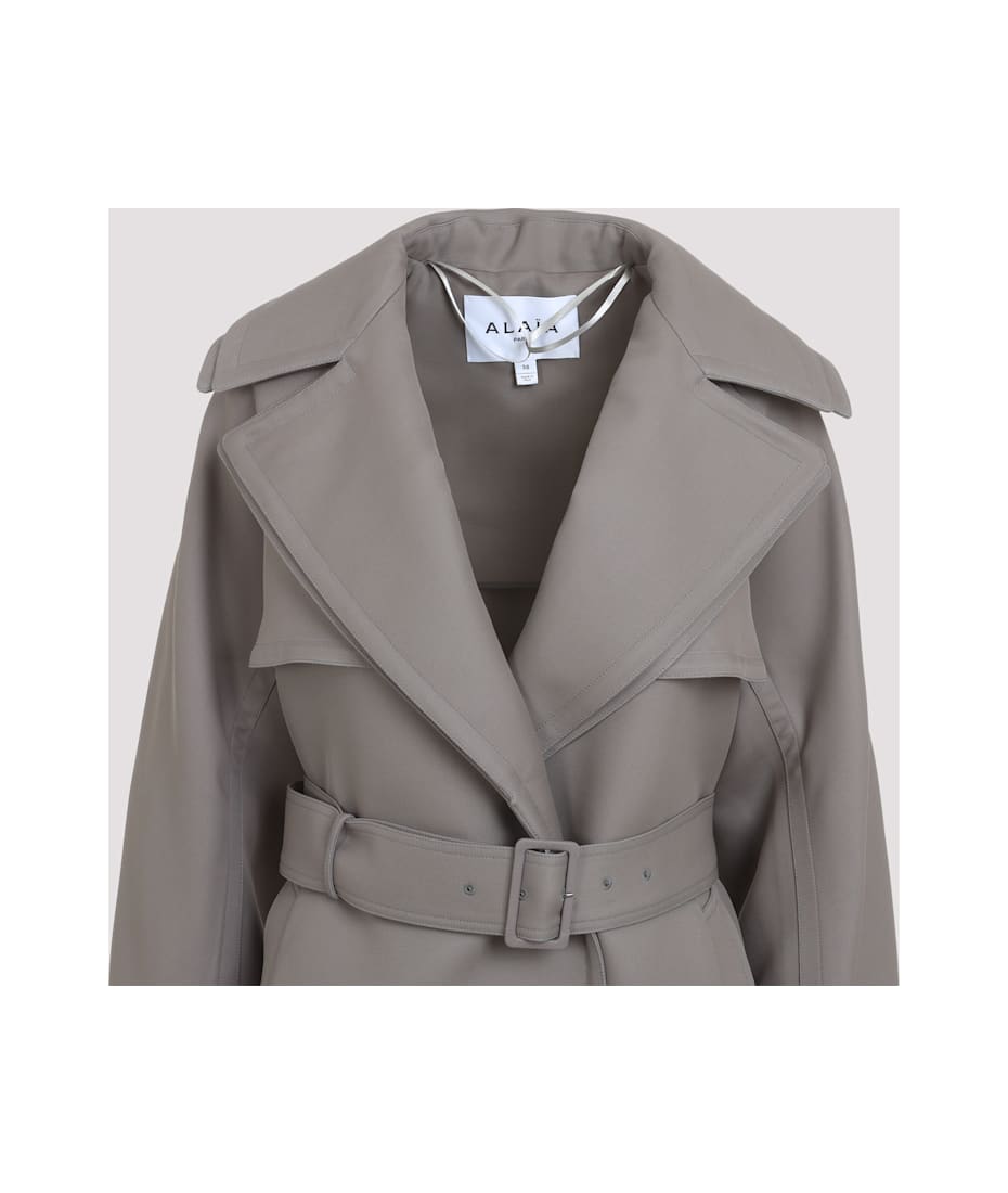 【送料&関税込】Alaia AlaAa Trench Coact Double Diagonal Alaia Alaïa Trench Coact Double Diagonal | italist