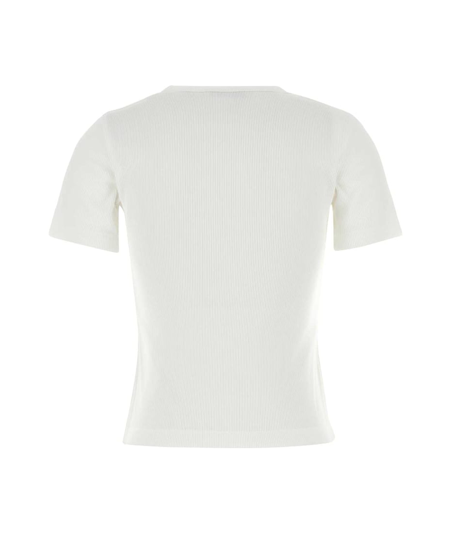 Tシャツ・カットソー Tory Burch White Cotton T-Shirt Printed Cotton T-Shirt: Women's Designer Tops | Tory Burch