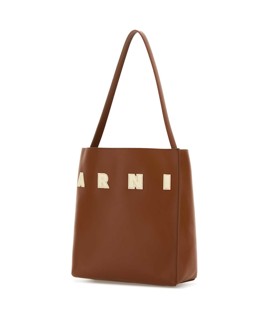 トートバッグ MARNI Caramel Leather Small Museo Shoulder Bag Marni Caramel Leather Small Museo Shoulder Bag | italist