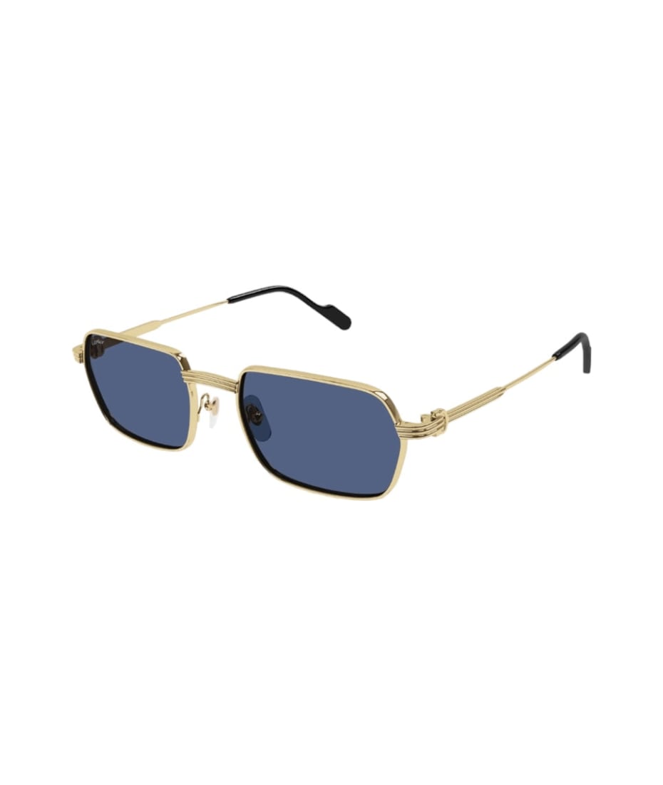 Cartier Eyewear Ct 0463 - Gold Sunglasses