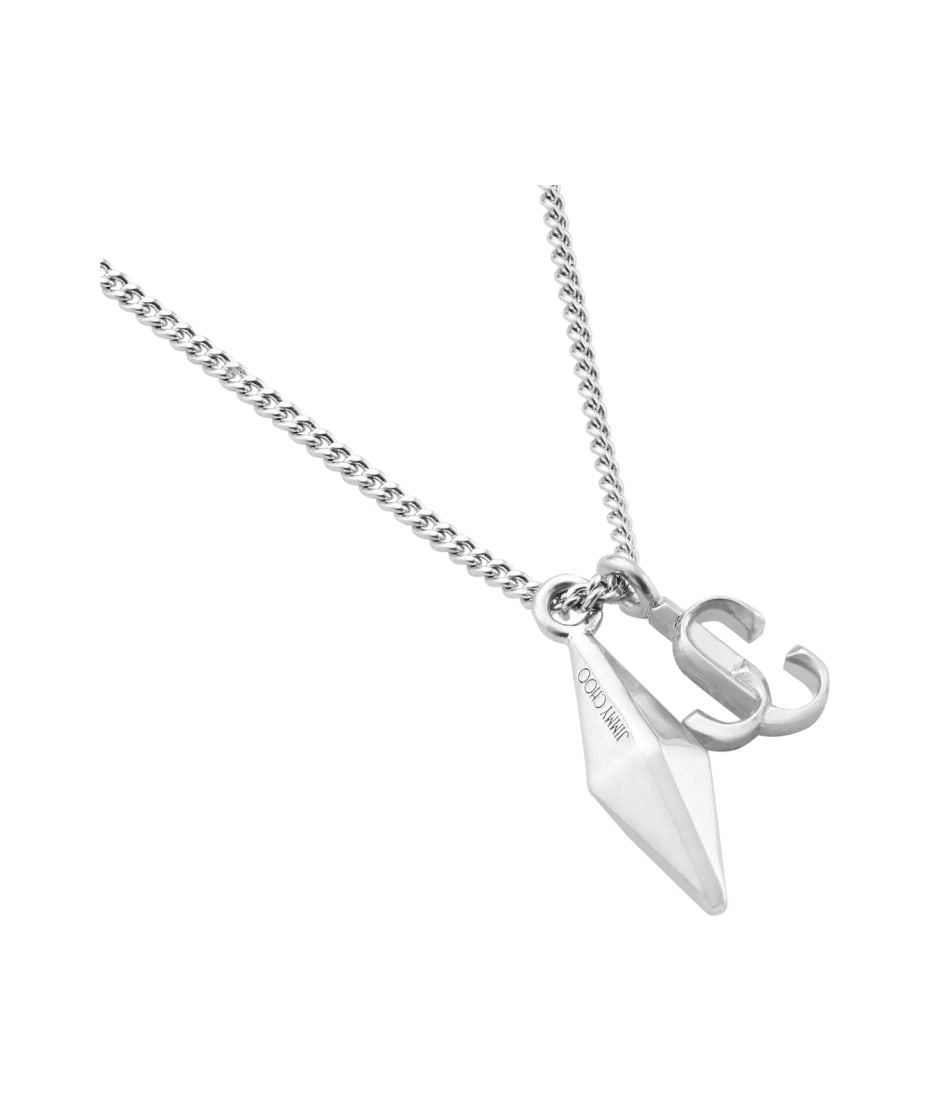 ネックレス・ペンダント Jimmy Choo DIAMOND JC CHAIN NECKLACE Gold-Finish Diamond Chain Necklace | Diamond | Jewellery
