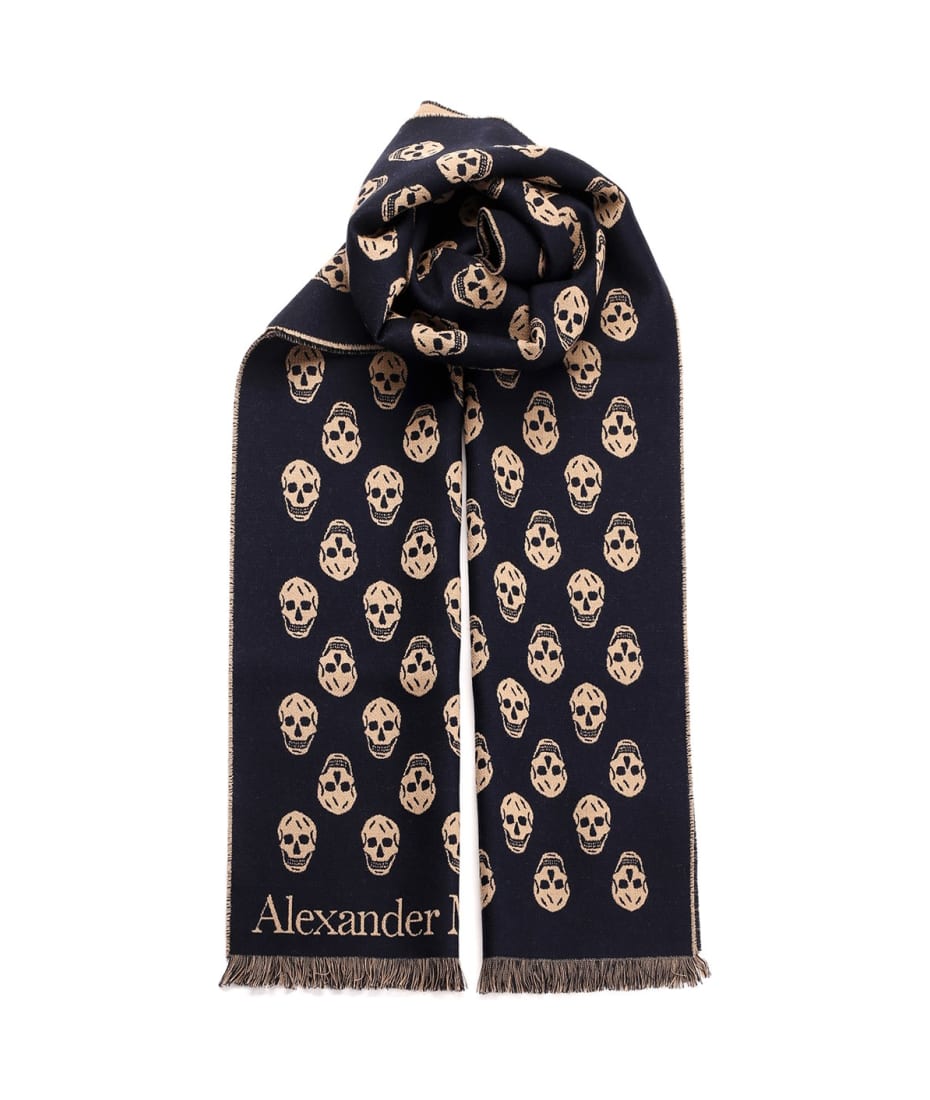 Alexander McQueen Skull Double-face Scarf | italist, ALWAYS LIKE A