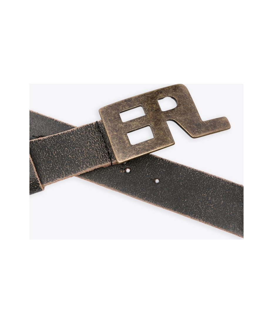 ERL logo-buckle クラックレザーベルト ERL logo-buckle クラックレザーベルト#