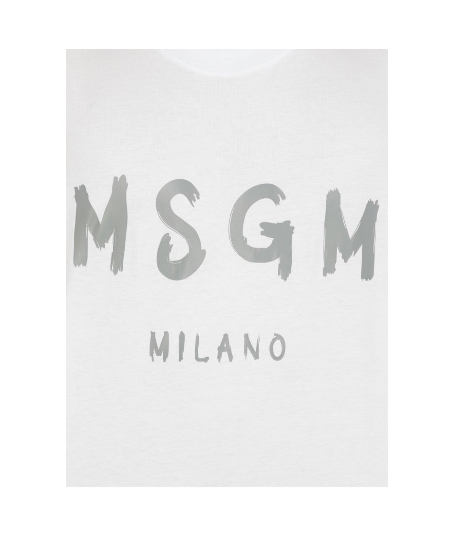 MSGM テラトストレトレックハンツ 3241MDP01227103 99 MSGM T-shirt With Logo | italist