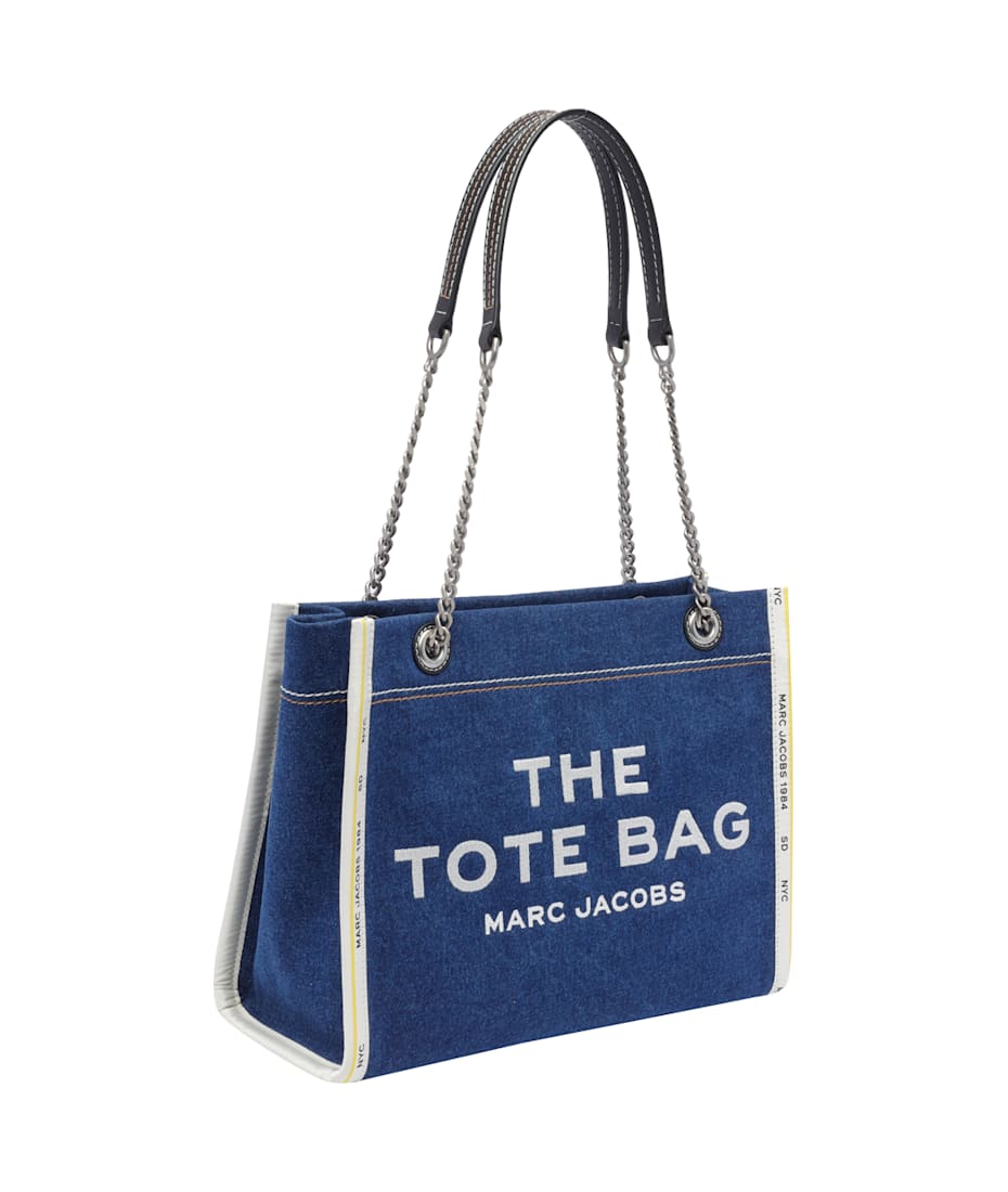 トートバッグ Marc Jacobs THE DENIM CHAIN MEDIUM TOTE BAG Amazon.com: Marc Jacobs The Denim Chain Medium Tote Bag