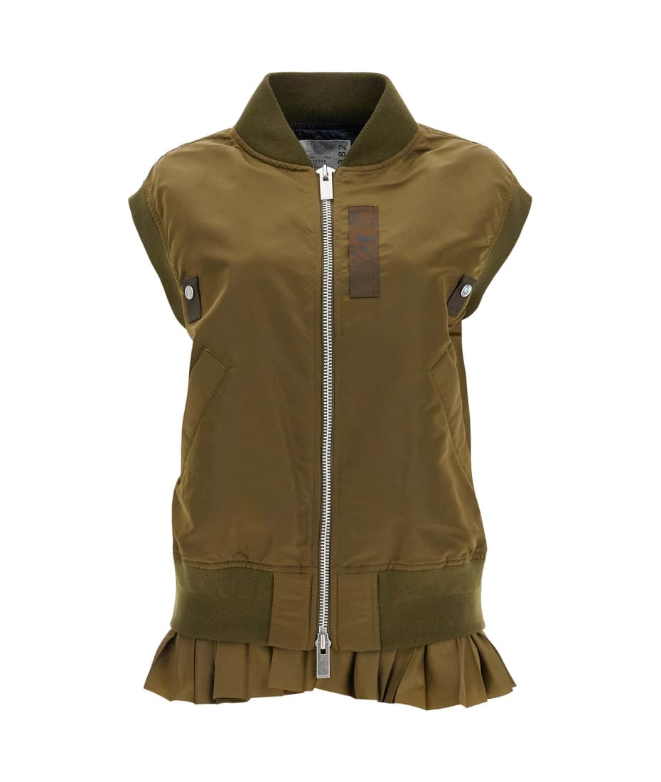 Sacai Layered Nylon Vest For Outdoor | italist