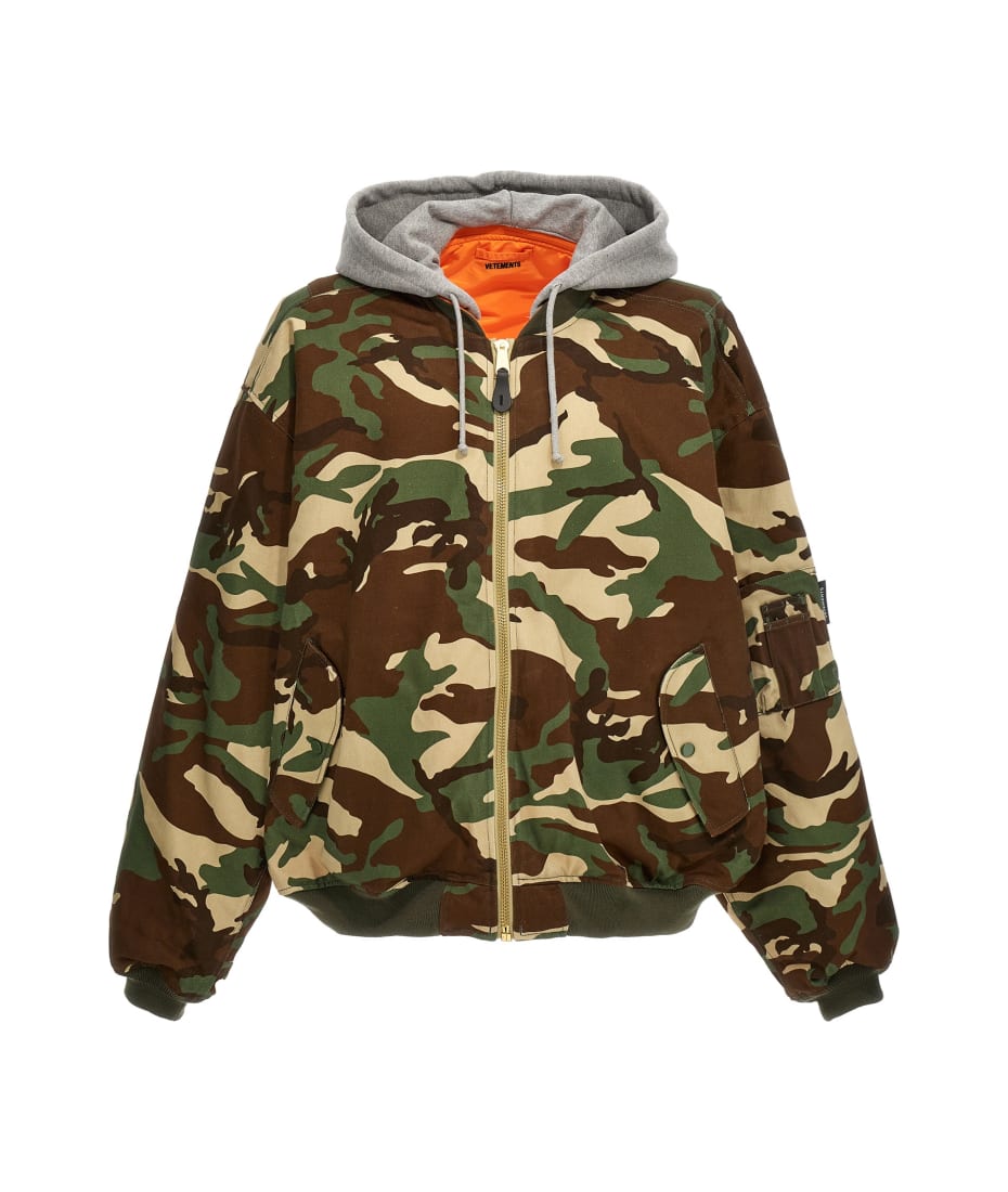 新品 VETEMENTS × ALPHA CAMO Bomber JKT Alpha Industries X Vetements Bomber Jacket | italist, ALWAYS