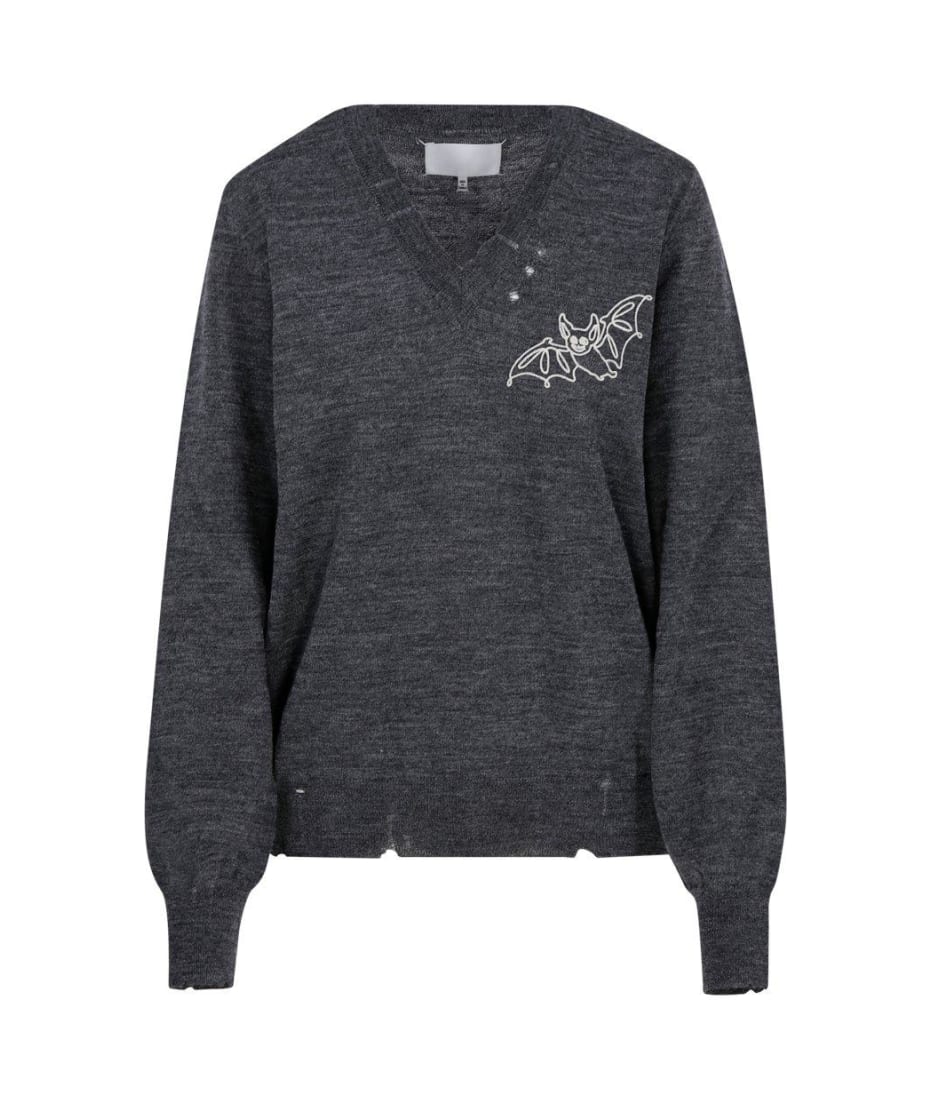 Bat discount print sweater