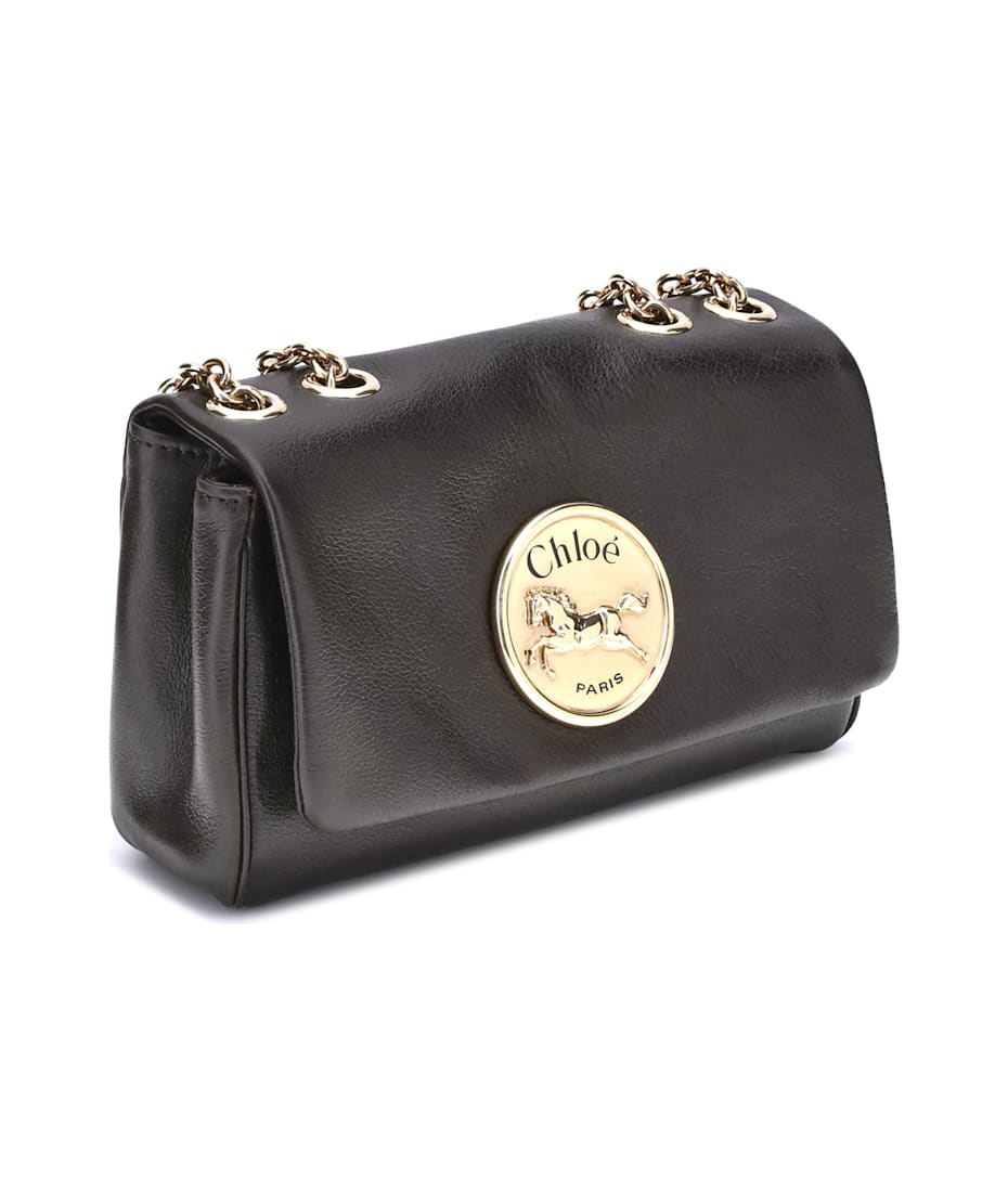 ショルダーバッグ・ポシェット CHLOE Black Leather Heritage Shoulder Bag Chloé Heritage Shoulder Bag | Black | FARFETCH