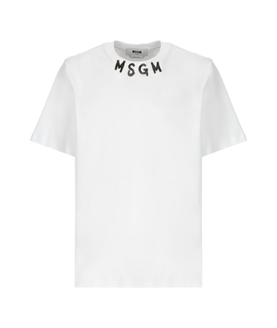 Tシャツ・カットソー MSGM FW24 T-SHIRT WITH LOGO (3740MM100 24758637) MSGM T-shirt With Logo | italist