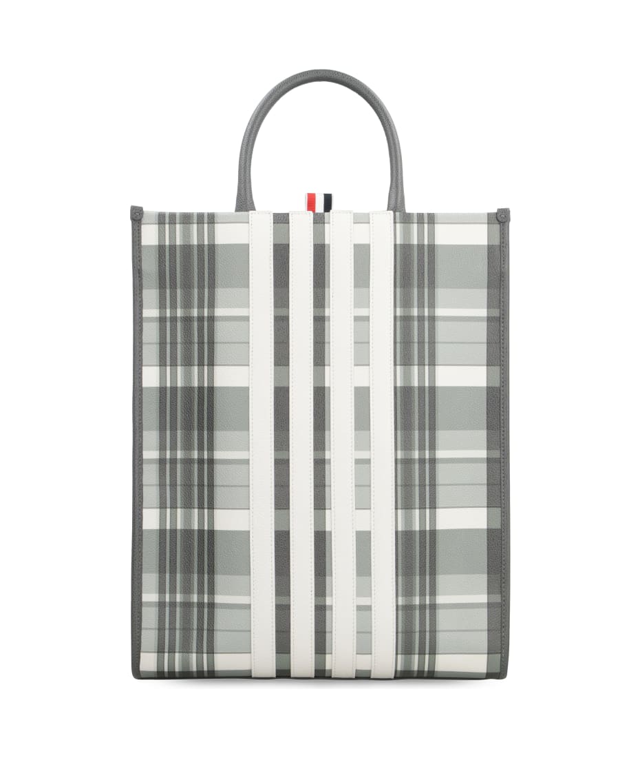 Thom Browne Vertical Leather Tote | italist