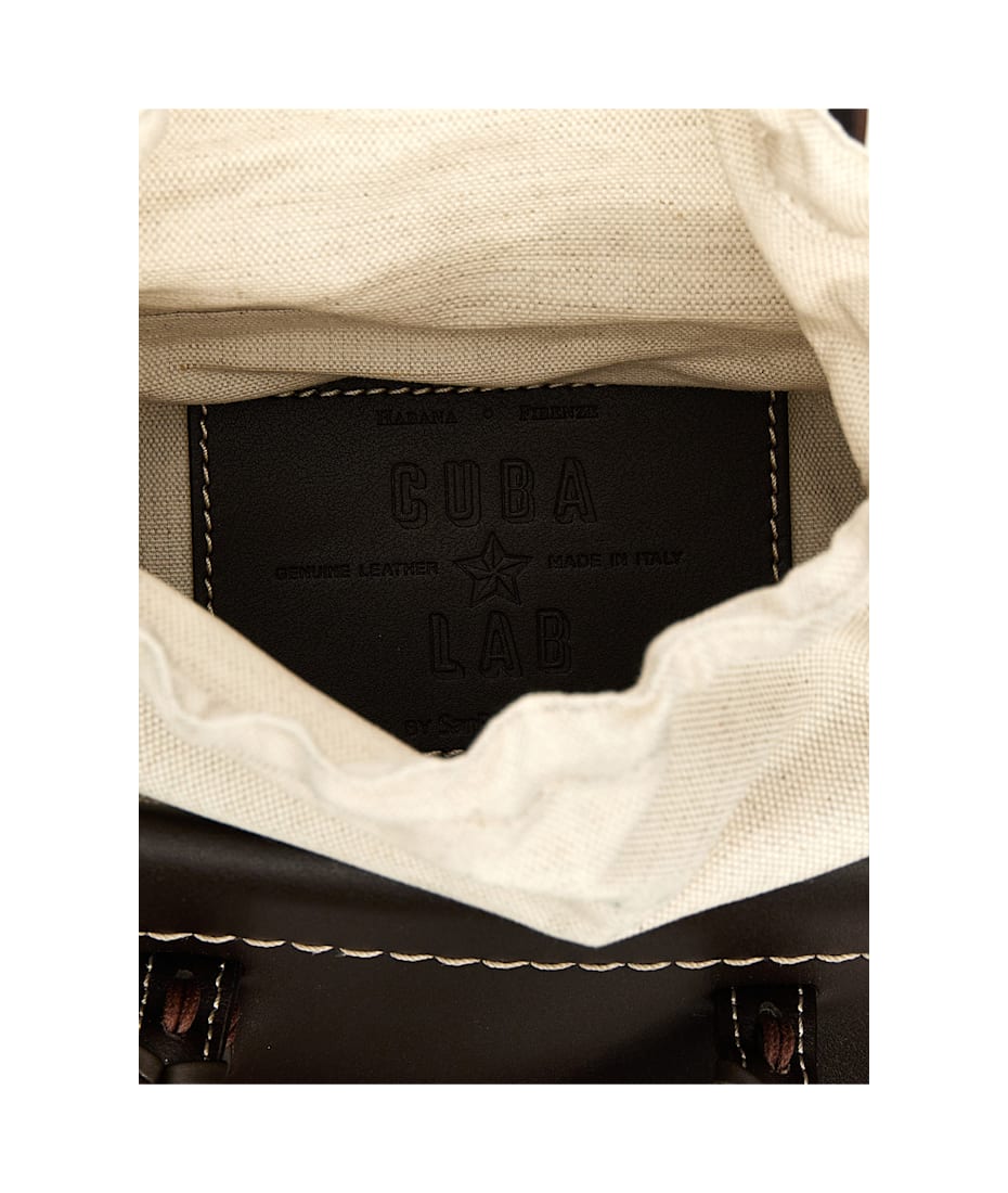 トートバッグ CUBA LAB Cuba Lab 'Habanera Fringes - Ebony' handbag Cuba Lab Habanera Fringes Ebony Brown Tote Bag