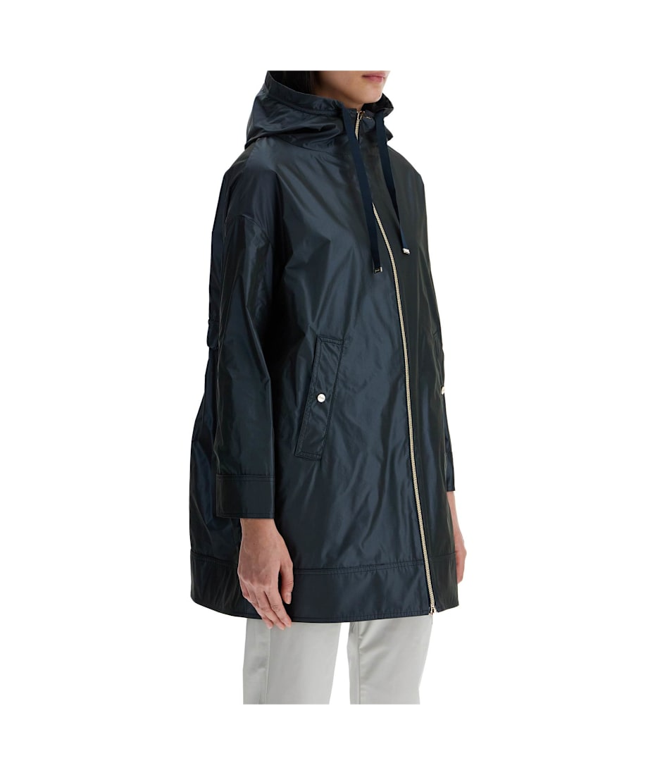 【送料&関税込】Herno Dark Blue Technical Taffeta Waterproof Herno Dark Blue Technical Taffeta Waterproof Parka With Hood