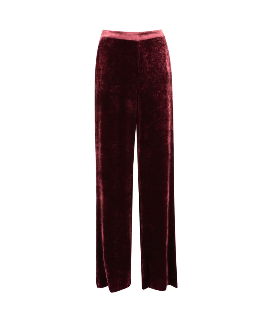 パンツ ETRO FW25 VELVET PANTS (WREA0014 99TCD01M0689) Etro Velvet Trousers | italist
