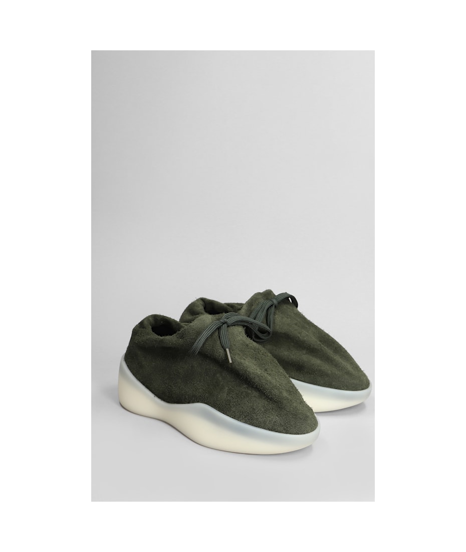 Fear of God Moc Runner Sneakers In Green Suede | italist