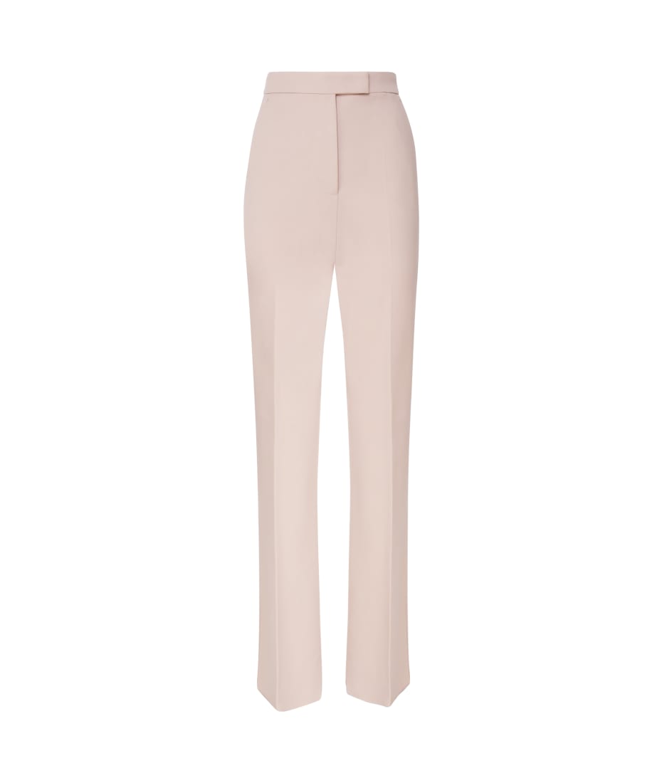 【送料&関税込】Max Mara Norcia Jersey Pants Norcia pleated jersey straight pants in black - Max Mara