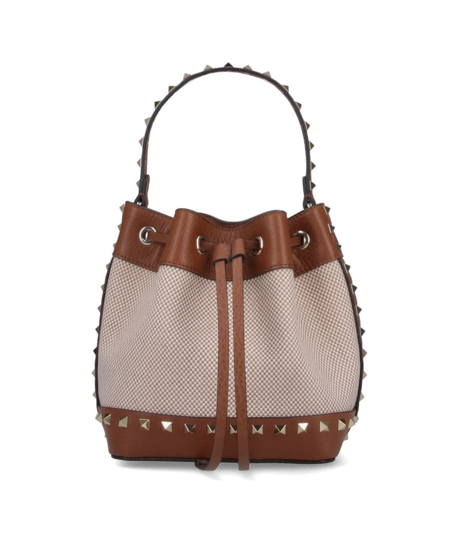 【VALENTINO】ROCKSTUD BUCKET BAG Black Valentino Rockstud Bucket Bag | eBay