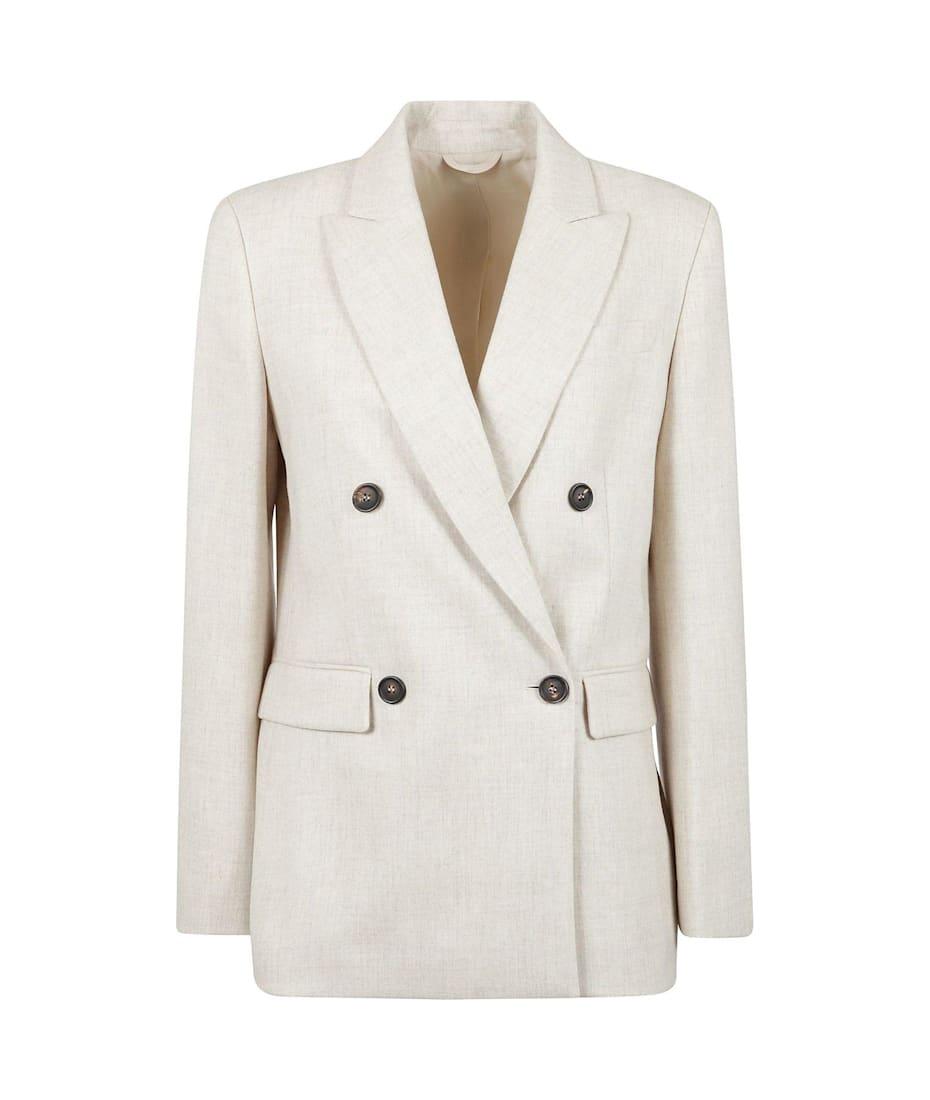 Brunello Cucinelli Double breasted Blazer italist ALWAYS LIKE A SALE