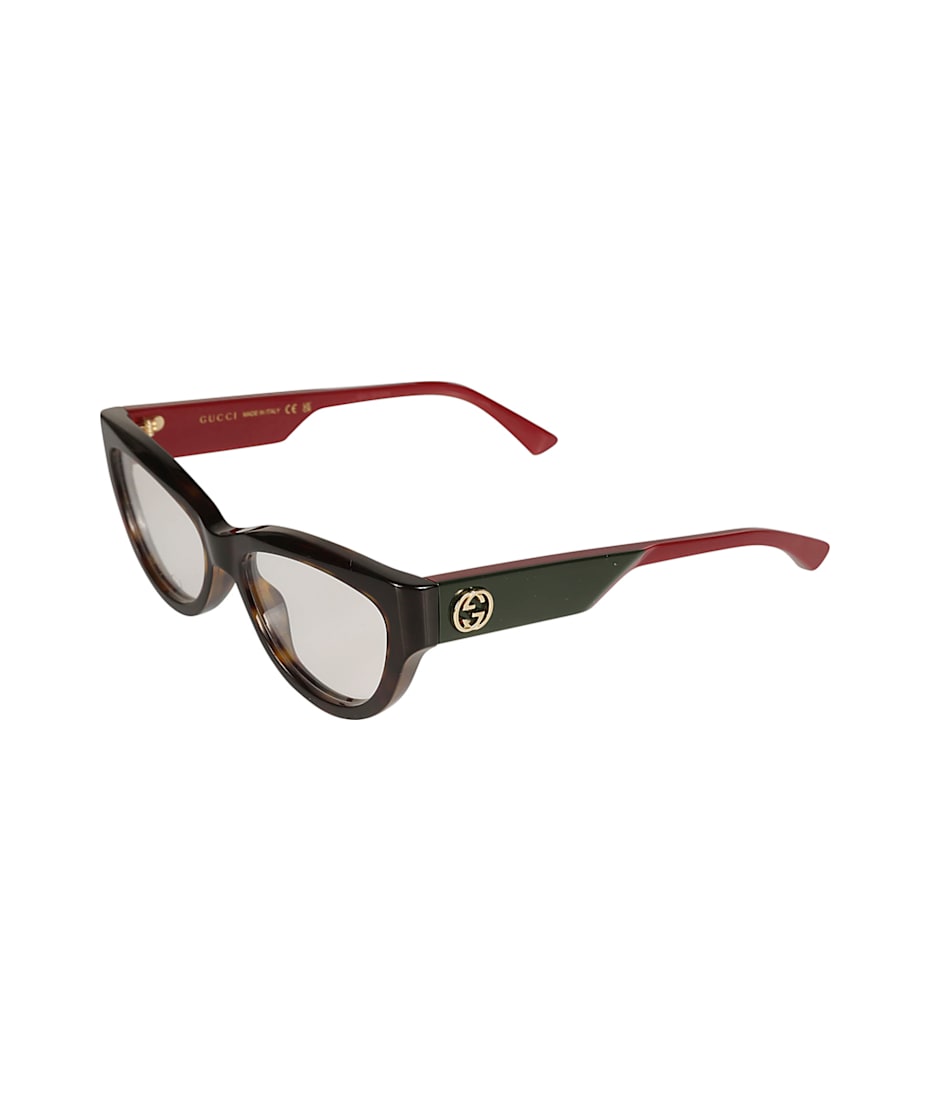 Gucci Eyewear Cat-eye Logo Lens Frame | italist
