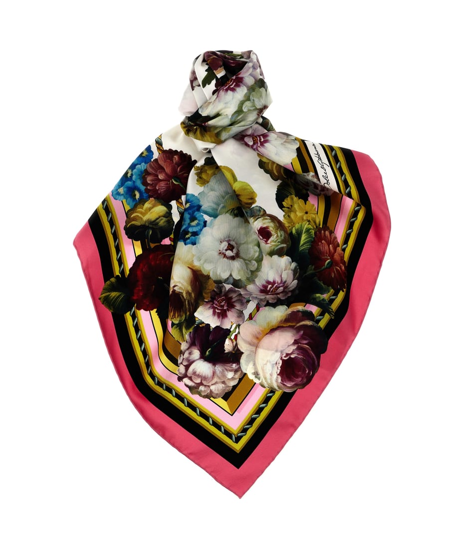 Dolce shirt & Gabbana 'fiore Notturno' Foulard - Multicolor