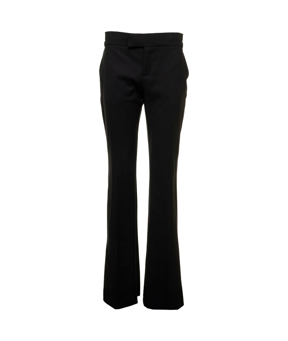 Black Flared Trousers In Grain De Poudre Tom Ford Woman | italist, ALWAYS  LIKE A SALE