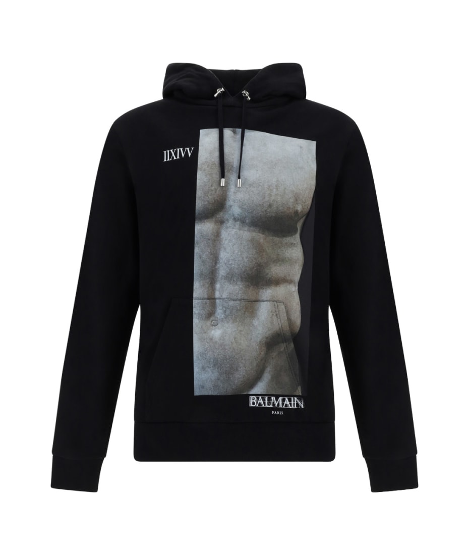Balmain Cotton Hoodie Sweatshirt | italist