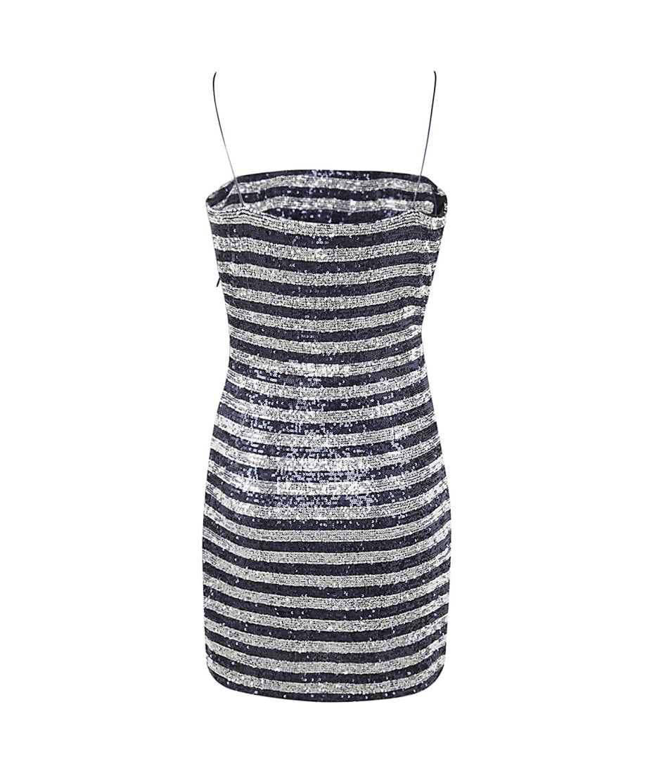ワンピース BALMAIN BABYDOLL COWL NECK GLITTER SHORT DRESS Balmain Babydoll Cowl Neck Glitter Short Dress Clothing In