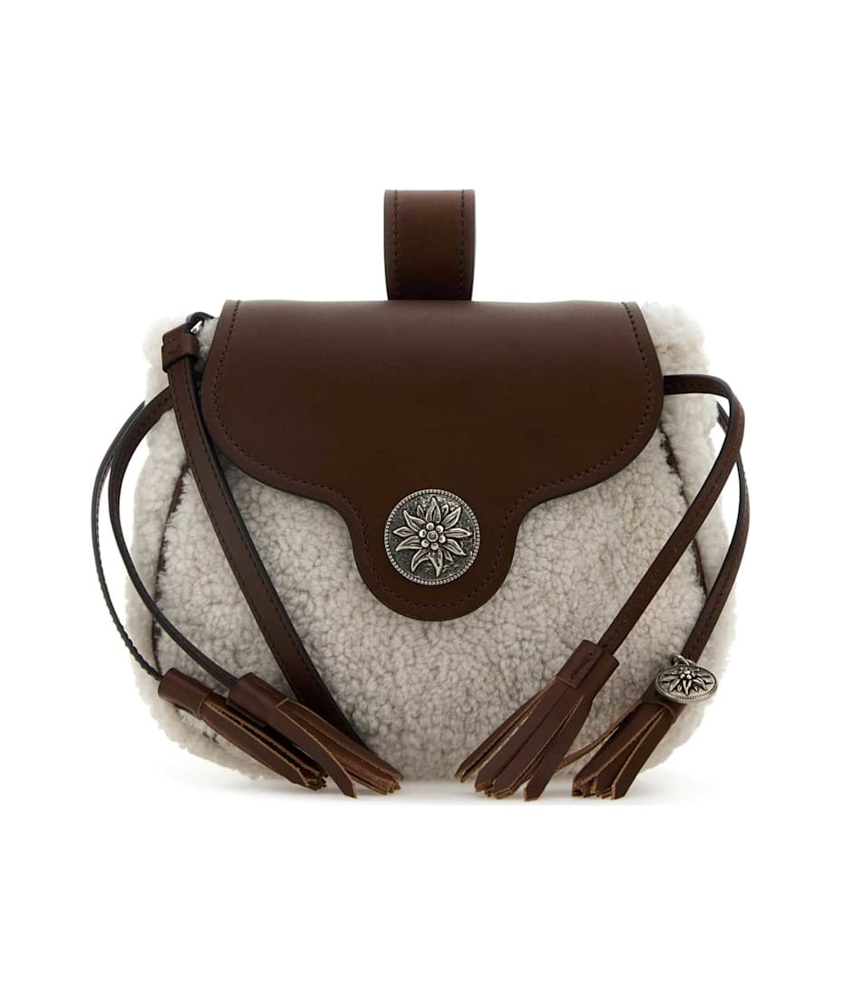 【関税&送料込】Prada Sand Shearling Crossbody Bag Prada Sand Shearling Crossbody Bag | italist