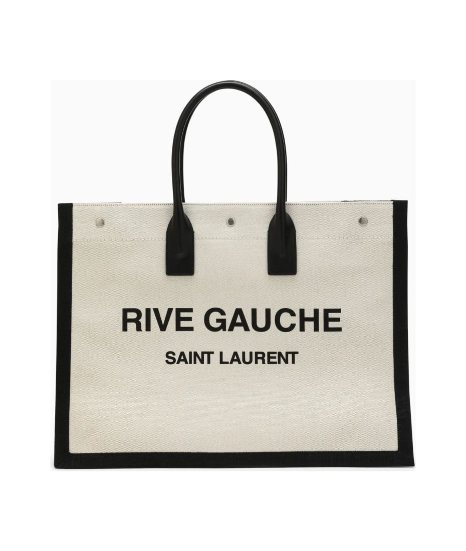 Men's Rive Gauche N/s Canvas Tote Bag by Saint Laurent
