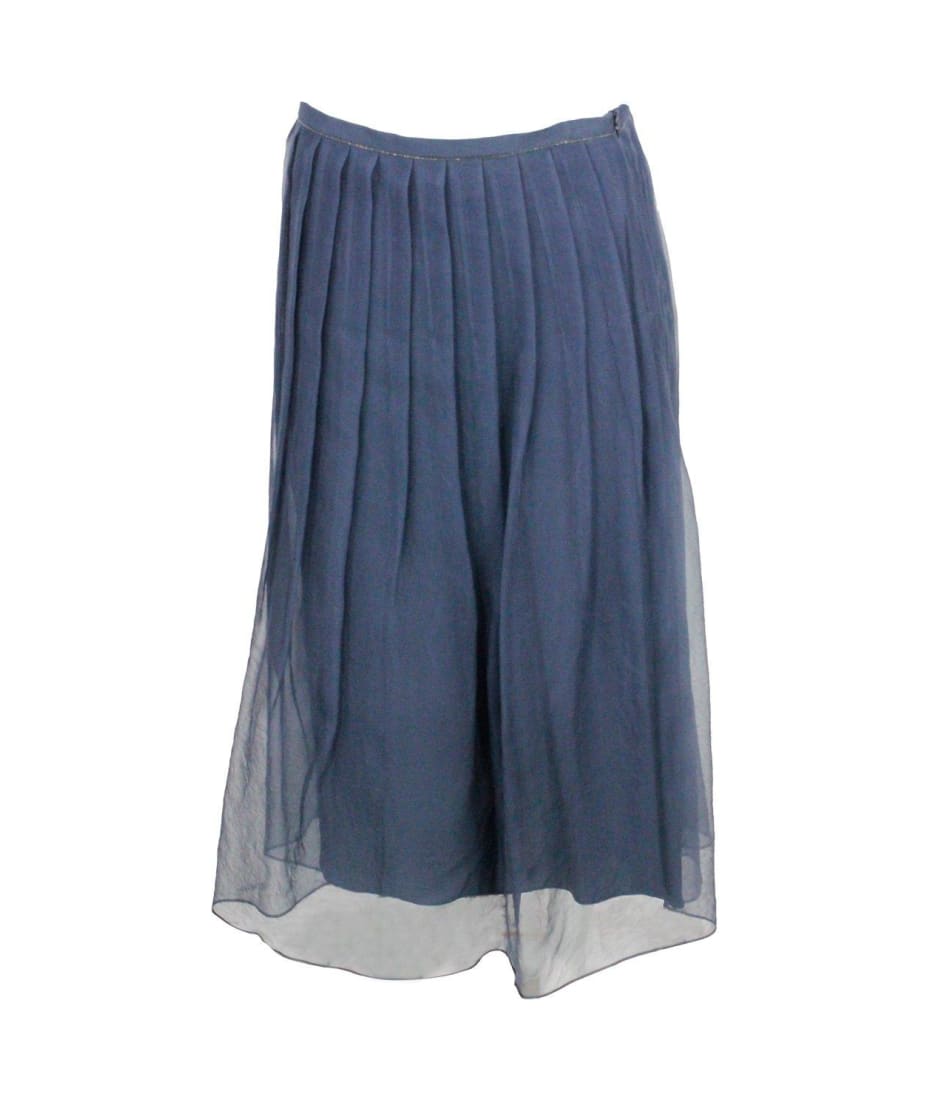 Pleated Midi Skirt – BLU'S