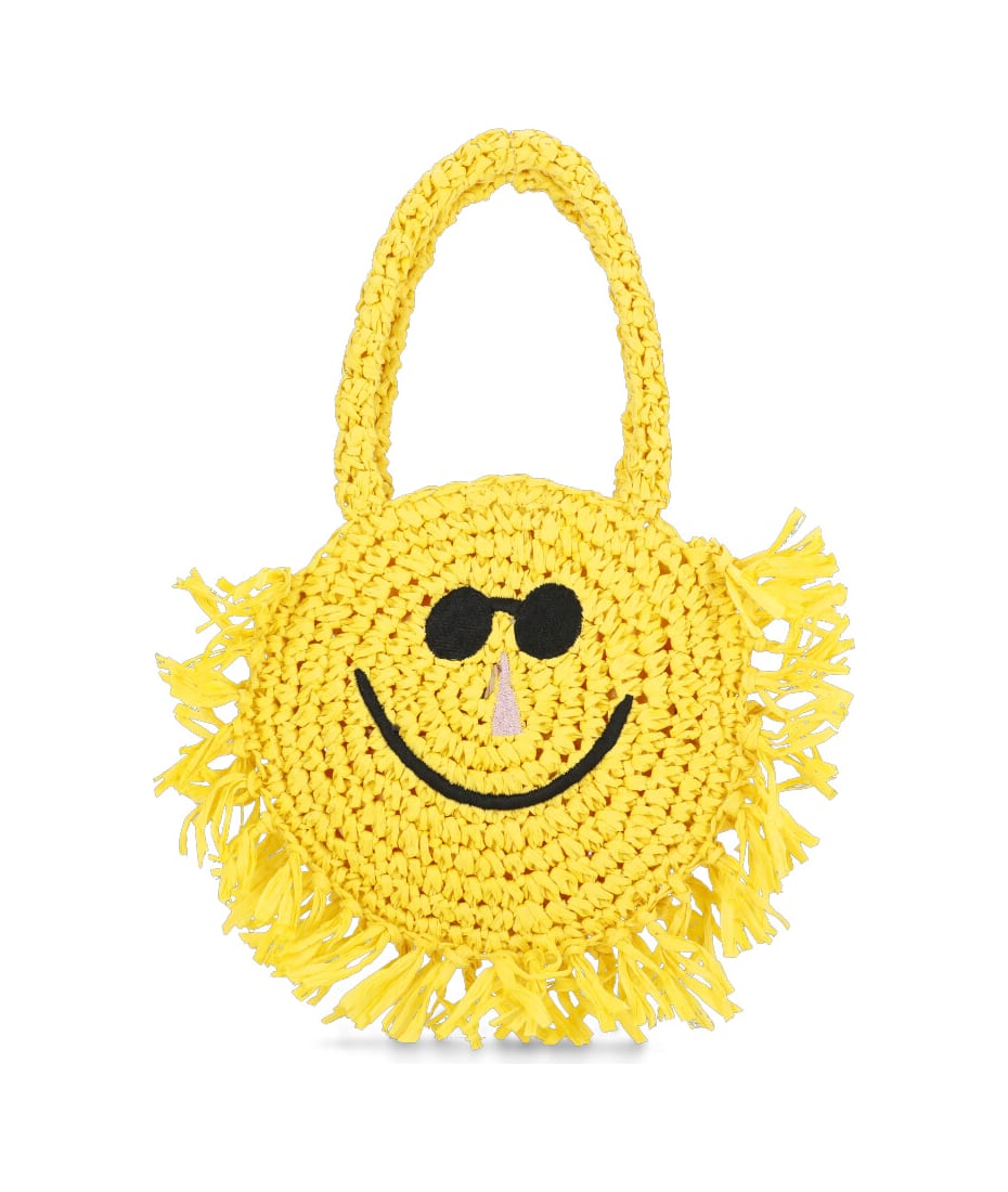 Stella McCartney Rafia Bag Sole - Yellow