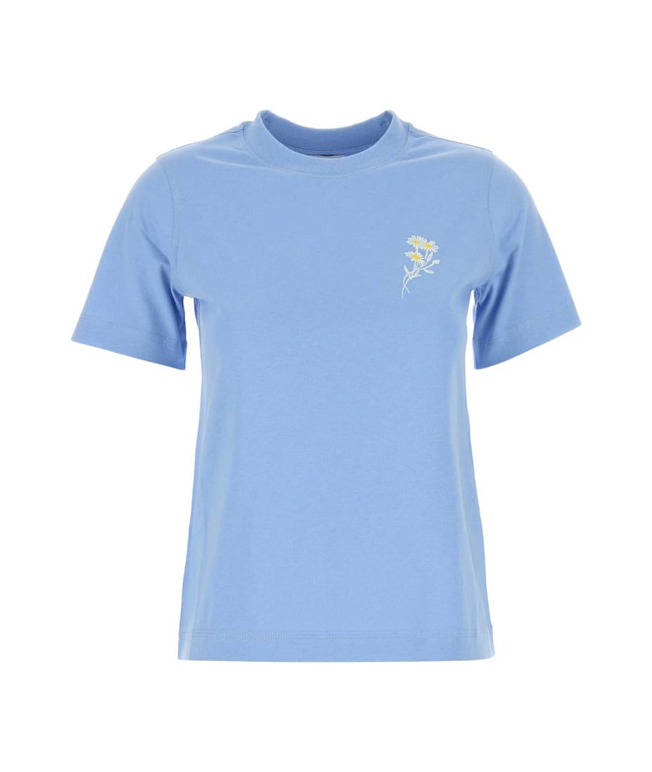 Tシャツ・カットソー Burberry SS25 Cerulean blue cotton t-shirt (8102708 C2062) Burberry Cerulean Blue Cotton T-shirt | italist