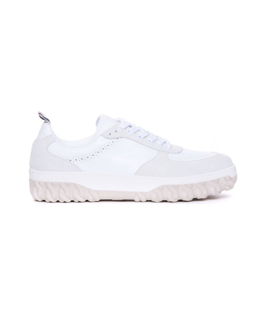 【送料&関税込】Thom Browne Letterman Panelled Low-top Sneak Thom Browne Letterman Panelled Low-top Sneakers | italist