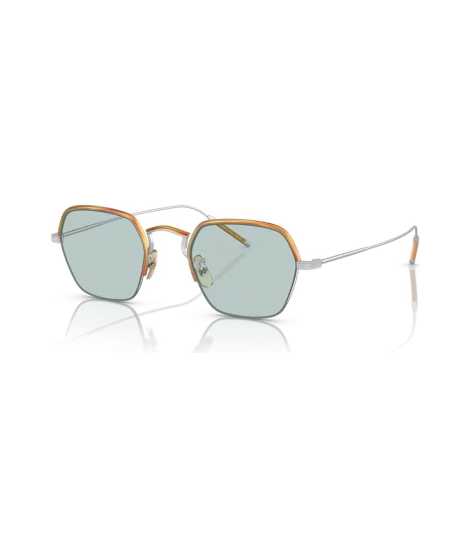 サングラス OLIVER PEOPLES Oliver Peoples - 1291T VISTA - 5036 Oliver Peoples Sunglasses OV1291T 5036 TK-7 Silver Amber