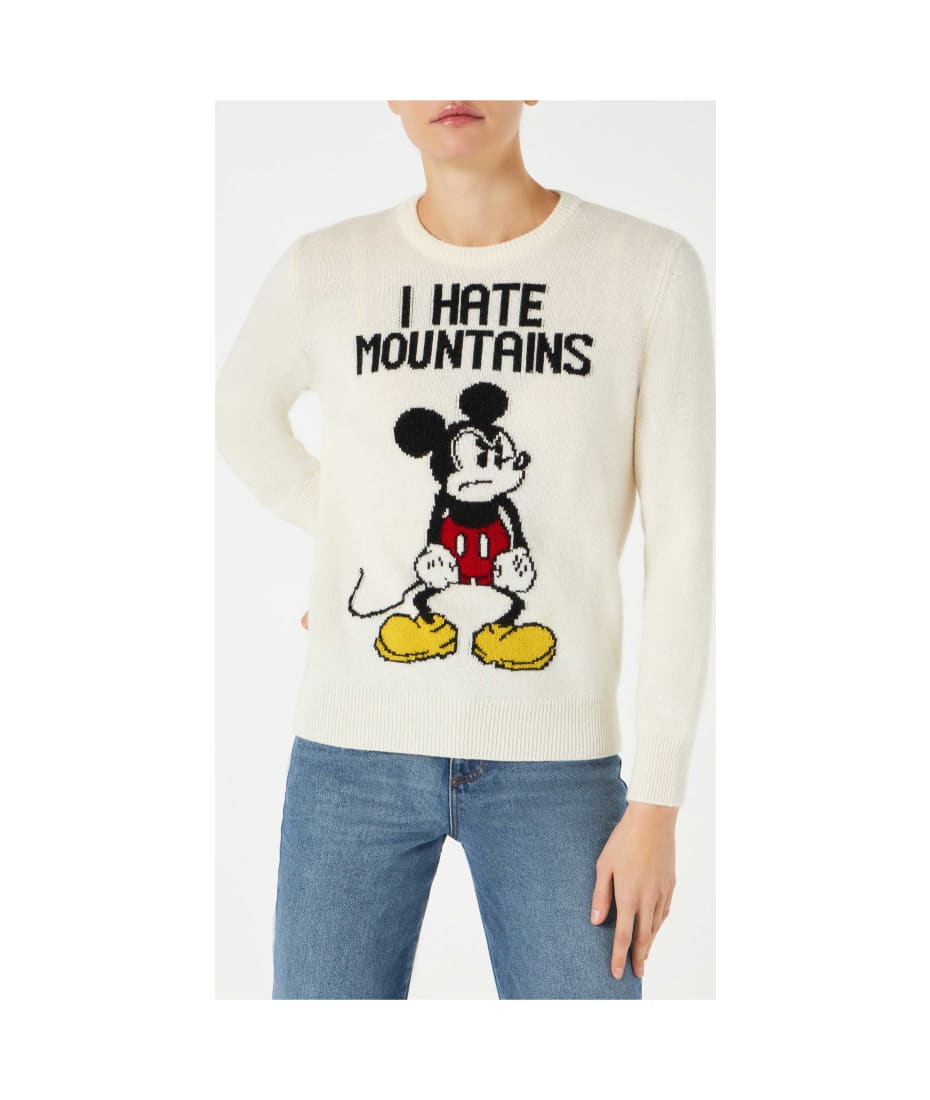 declarar Revolucionario Registrarse MC2 Saint Barth White Woman Sweater Angry Mickey Mouse - Special Edition  Disney© | italist, ALWAYS LIKE A SALE