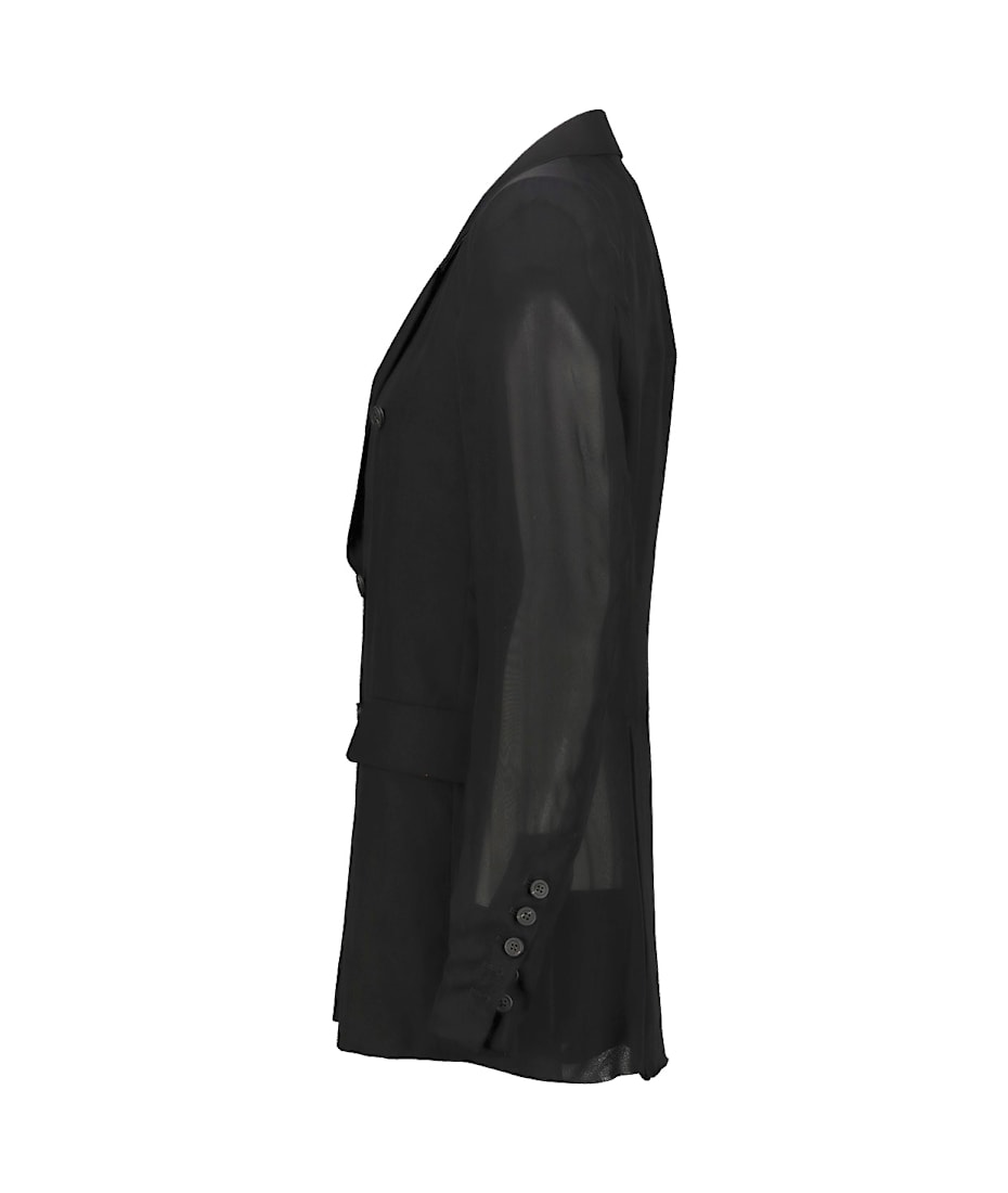 【関税&送料込み】Rick Owens Jmf Double-Breasted Silk Blaz Rick Owens Jmf Double-breasted Silk Blazer | italist, ALWAYS