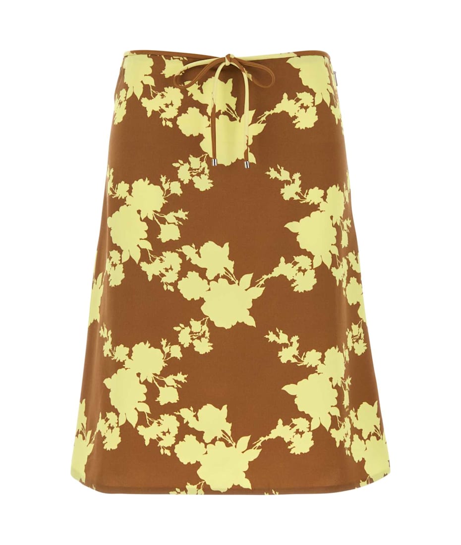 スカート Versace Printed Satin Skirt Versace Printed Satin Skirt | italist