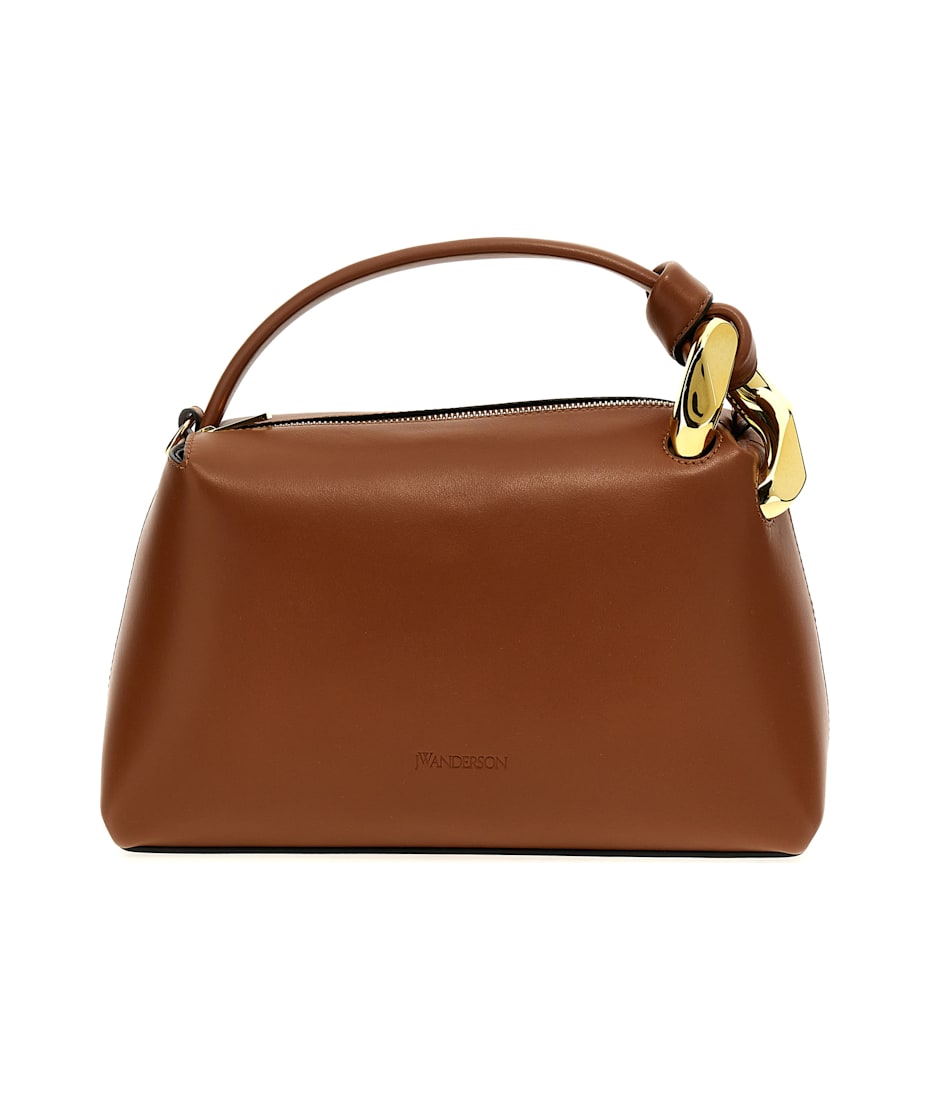 ハンドバッグ J W ANDERSON BROWN LEATHER SMALL JWA CORNER HANDBAG JW Anderson The JWA Small Corner Bag | Shopbop